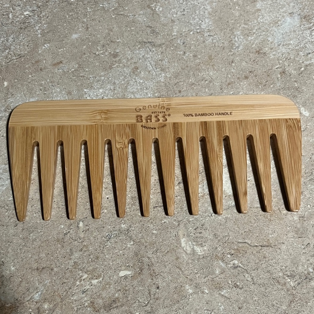 Bass Natural Bamboo Comb